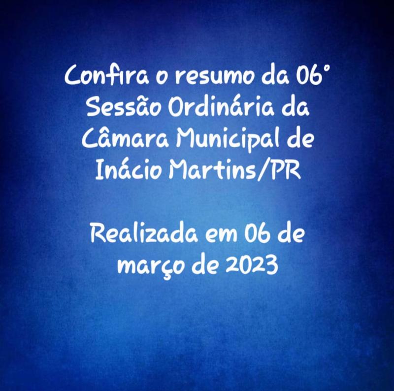 SESSÃO ORDINÁRIA